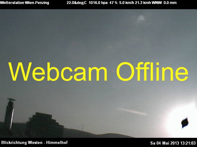 Webcam Wien Penzing und Verzeichnis aller Wiener Webcams